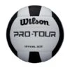 Wilson Pro Tour Volleyball - Black/White -Ball Sports Store 25621811ba18a1f57b21c7d62edf9227c78df7bd WTH20119ID PRO TOUR OFFICIAL BL WH Front 2