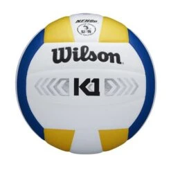Wilson K1 Silver Volleyball - Blue / White / Yellow