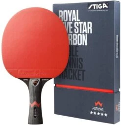 Stiga 5-Star Royal Carbon Table Tennis Bat 8 Stiga 5-Star Royal Carbon Table Tennis Bat -Ball Sports Store 61MI4cC7VpL. AC SL1000 2