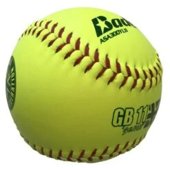 GB11L Baden Official British Softball Federation Match 11” Leather Softball - Female -Ball Sports Store 846GB11L Side
