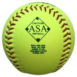 GB12L Baden Official British Softball Federation Match 12” Leather Softball -Ball Sports Store 846GB12L Base