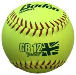 GB12L Baden Official British Softball Federation Match 12” Leather Softball