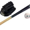 Bronx Wood Bat, Ball And Glove Set -Ball Sports Store 890BBSK Loose 2