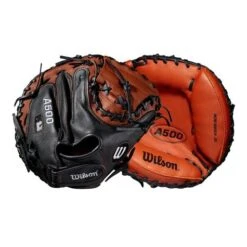 Wilson 2019 A500 32" Catcher's Mitt - Right Hand Throw -Ball Sports Store 93b38b278a9d2627df2b0e4f63761a739d7688da WTA05RB19CM A500 32 CM Copper Black Double 2