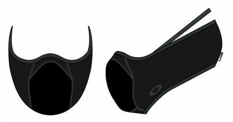 Oakley Black Fitted Face Mask 3 Oakley Black Fitted Face Mask
