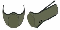 Oakley Olive Fitted Face Mask -Ball Sports Store AOO9716AC 00086L 2