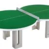 Butterfly Figure Eight Concrete 25mm Outdoor Table Tennis Table - Granite Green