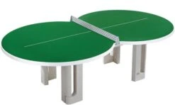 Butterfly Figure Eight Concrete 25mm Outdoor Table Tennis Table - Granite Green