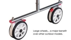 Butterfly Garden 40 Limited Edition Outdoor Rollaway Table Tennis Table - Grey