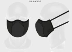 Oakley Black Face Mask -Ball Sports Store Oakley Face Mask 02E Blackout 2