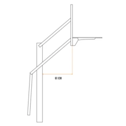 GOALIATH GB60 Inground Basketball Unit -Ball Sports Store ausladung 4