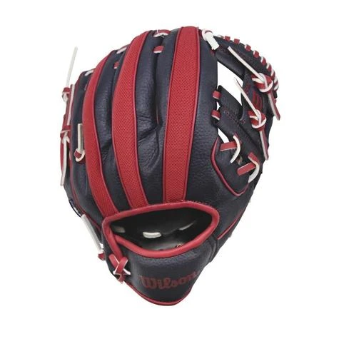 Wilson A200 Boston Red Sox 10" Tee Ball Glove - Right Hand Throw 4 Wilson A200 Boston Red Sox 10" Tee Ball Glove - Right Hand Throw - Image 2