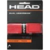 Head Dual Absorbing Replacement Grip - Red 2 Head Dual Absorbing Replacement Grip - Red -Ball Sports Store dual absorb red