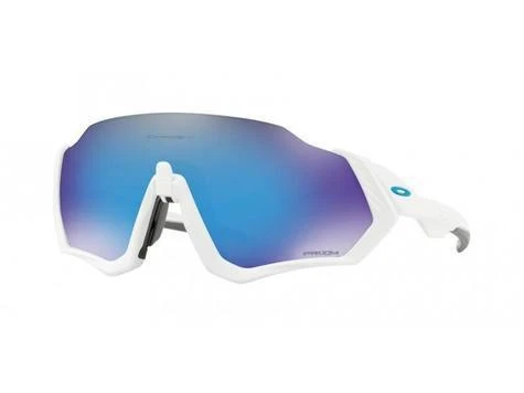 Oakley Flight Jacket Polished White/Prizm Sapphire Sunglasses 6 Oakley Flight Jacket Polished White/Prizm Sapphire Sunglasses - Image 4