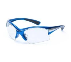 Black Knight Junior Stiletto Eye Guard Blue/Silver