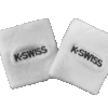 K-Swiss Double Wristband - White -Ball Sports Store g K Swiss Wristband 3