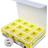 Dunlop White Pro Championship Squash Balls (1 Dozen)