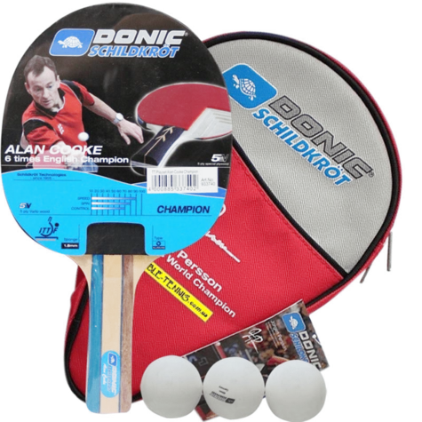 SCHILDKROT Alan Cooke Champion 1 Player Table Tennis Set 3 SCHILDKROT Alan Cooke Champion 1 Player Table Tennis Set