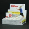 Wilson Staff Double Yellow Dot Squash Balls Per Doz -Ball Sports Store g staffdy box