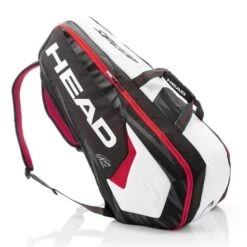 Tennis Bag HEAD Djokovic 12R Monstercombi Black White 5 Tennis Bag HEAD Djokovic 12R Monstercombi Black White -Ball Sports Store head djokovic supercombi 9 racket bag head djokovic supercombi 9 racket bag aw17 side 2000x2000
