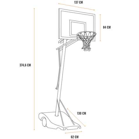 GOALIATH GoTek54 Portable Basketball Unit 8 GOALIATH GoTek54 Portable Basketball Unit - Image 6
