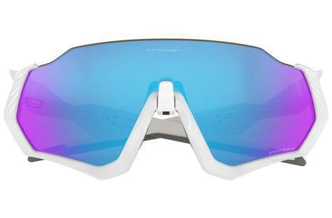 Oakley Flight Jacket Polished White/Prizm Sapphire Sunglasses 7 Oakley Flight Jacket Polished White/Prizm Sapphire Sunglasses - Image 5