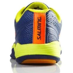 Salming Adder Junior Squash Shoe Blue/Yellow -Ball Sports Store salming adder205