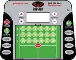 LOBSTER PHENOM 2 TENNIS BALL MACHINE -Ball Sports Store tnw420 phenomtwo panel0715