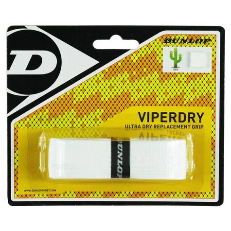Dunlop Viperdry Replacement Grip - White 3 Dunlop Viperdry Replacement Grip - White